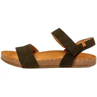 El naturalista unisex. 257901222005_0G3 Sandalias de piel N5790 Balance verde (44), Plano, 1 a 3cm, Velcro, Casual, outlet 20
