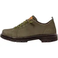 Art unisex. 118971222003_0G3 1897 Nobuck Kaki Birmingham verde (43), Piel, 3 a 5cm, Cordones, Casual, outlet 2026.