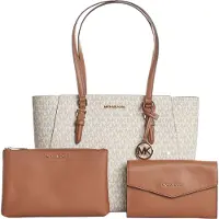 Michael Kors Shopper 'Charlotte Large 3-In-1 Tote' crema