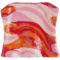 Next Top beige claro / naranja / rosa / rojo