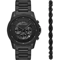 Giorgio Armani Conjunto de joyería 'Banks' negro