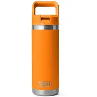 Yeti Coolers - Rambler Bottle C Straw - Botella térmica size 532 ml, naranja