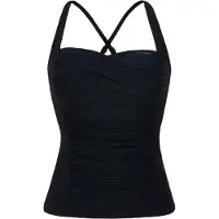 Protest - Women's MIXCamo Tankini Top B&C-Cup - Parte superior de bikini size 38 - Cup: C, negro