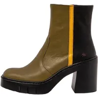 Art para mujer. 1197411VJ003_0MU Botines de piel 1974 Nappa multicolor -altura tacón: 9cm- (42), 8 a 10cm, Cremallera, Casual, outlet 20