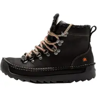 Art unisex. 106151101003_001 Botines de piel 0615 Pleasant Black/ Skyline (39), Negro, Plano, 1 a 3cm, Cordones, Casual, outlet 2026.