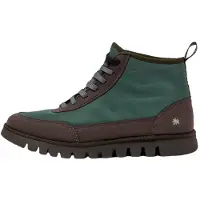 Art unisex. 1158511UM003_0G3 Botines de piel verde (42), Plano, 1 a 3cm, Cordones, Casual, outlet 2026.