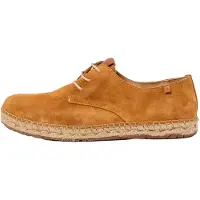 El naturalista unisex. 2N6781155005_023 Zapatos de piel N678 Silk Suede Campos marrón (46), Plano, 1 a 3cm, Cordones, Casual, Imitación cuer