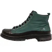 Art unisex. 1189511UN003_001 Botines de piel verde oscuro (41), Plano, 1 a 3cm, Cordones, Casual, outlet 2026.