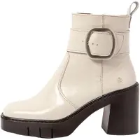 Art para mujer. 1197911ZZ003_020 Botines de piel 1979 beige (40), 8 a 10cm, Cremallera, Casual, outlet 2026.