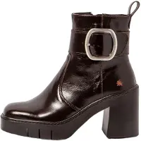Art para mujer. 119791112003_012 Botines de piel 1979 marrón (40), 8 a 10cm, Cremallera, Casual, outlet 2026.