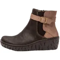 El naturalista para mujer. 251331UU0005_001 Botines de piel N5133 negro (41), 5 a 8cm, Cremallera, Casual, outlet 2026.