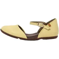 El naturalista para mujer. 2ND544ZR0005_0G3 Sandalias de piel Nd54 Stella verde lima (39), Plano, Hebilla, Casual, outlet 202