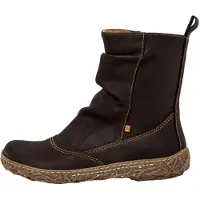 El naturalista para mujer. 2N722301E505_001 Botines de piel N722 Pleasant negro (40), Plano, Cremallera, Clásico, outlet 2026