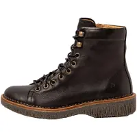 El naturalista para mujer. 255724010005_001 Botines de Piel N5572 Volcano negro (37), Plano, Cremallera, Casual, outlet 2026.