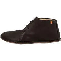 El naturalista unisex. 25672C101005_001 Botines de piel Pleasant negro (38), Plano, Cordones, Casual, outlet 2026.