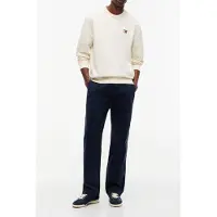 Tommy Hilfiger Sudadera 'Tommy Badge' marfil / navy / rojo cereza