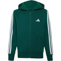 Adidas Sudadera con cremallera 'Essentials' pino / blanco