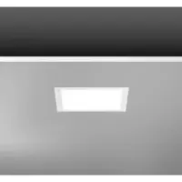RZB ZIMMERMANN Luminaria empotrada RZB Sidelite 312380.002.1, tecnología LED, 18W, 2200 lúmenes, 4000K, dimensiones 315x315 mm