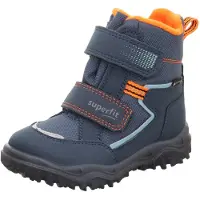 Superfit Botas de nieve 'Husky' navy / azul claro / naranja