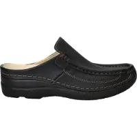 Wolky Zapatos abiertos 'Pantolette Damen 620270 Glattleder in schwarz' negro