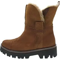 Waldlaufer Botas 'Winterstiefel Damen 732804 300 141 Nubukleder in braun' marrón