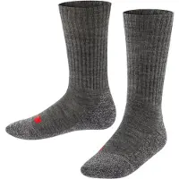 Falke Calcetines gris oscuro / rojo