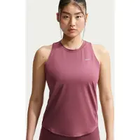 Nike - Women's Swift Dri-Fit Tank Standard - Camiseta sin mangas size M, rojo