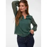 Vero Moda Blusa 'MILLA' verde oscuro