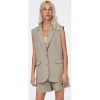 ONLY Chaleco para traje 'LINDA' greige