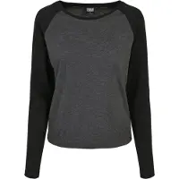 Urban Classics Camiseta gris oscuro / negro