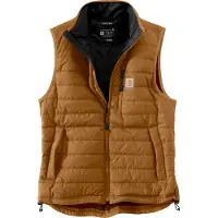Carhartt - Gilliam Vest - Chaleco de fibra sintética size XL, marrón