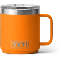 Yeti Rambler Stackable Mug 2.0 10oz Mag Slider Lid, King Crab Orange, taza apilable con tapa , 295 ml