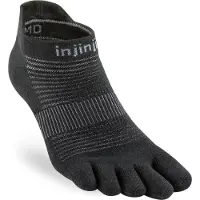 Injinji - Run Lightweight No-Show - Calcetines de running size 44,5-47, negro