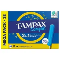 Tampax Tampones Regulares Compak 38 Unidades