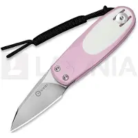 CIVIVI Navaja Purr, Powder Pink & White G-10, Satin
