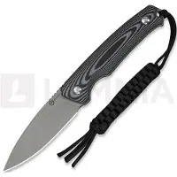 CIVIVI Altus Fixed Blade C20076B-2, Stonewashed 14C28N, Gray and Black Layered G10 navaja