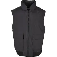 Urban Classics Clean Puffer Vest Black Talla: M | Chalecos sin Mangas Outlet | Hombre | Negro