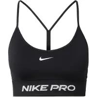 Nike Sujetador deportivo 'Pro' negro / blanco