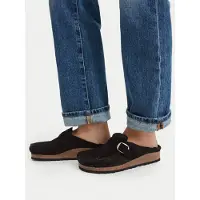 Birkenstock Zapatos abiertos 'Buckley' negro / plata