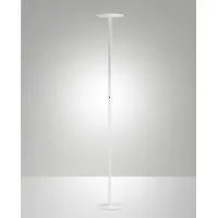 FABAS LUCE Regina - Lámpara de pie LED ajustable, de metal blanco, altura 180 cm, . Incorpora una luz LED integrada de 35W, con temperatura de color ajustable (3000 K - 6000 K)