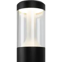 Maytoni Koln: Iluminación LED para exteriores, 8W, 65 cm, color negro, grado de protección IP54, luz blanca neutra