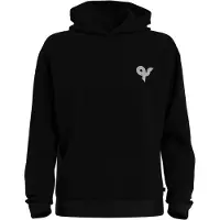 s.Oliver -qs Sweatshirts Black Talla: XL | Sudaderas con Capucha Outlet | Hombre | Negro
