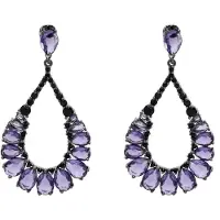 Avant Garde Pendientes 'Luciala' lila