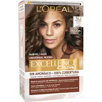 L'Oréal Tinte Permanente Excell Univ Nudes 5u Castaño Claro 550