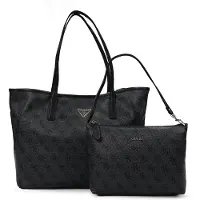 GUESS para mujer. HWESG951428 Bolso tote 2 en 1 Victtoria gris oscuro (OSFA), Negro, Casual, Poliuretano, outlet 2026.