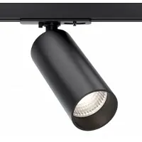 Maytoni Focus, sistema de una fase, luminaria LED para carril de alimentación, 12W, regulable, color negro, 4000K, índice de reproducción cromática 90Ra, UGR < 15, blanco neutro