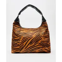 Núnoo Big Dandy Stripes Deluxe Dark Brown Talla: OS | Bolsos de Mano Outlet | Unisex | Marrón