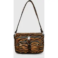 Núnoo Ellie Stripes Deluxe Dark Brown Talla: OS | Bandoleras Outlet | Mujer | Marrón