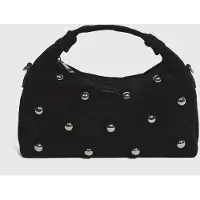 Núnoo Dandy Rivet Suede Black Talla: OS | Bolsos de Mano Outlet | Unisex | Negro