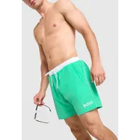 BOSS Bermudas 'Starfish' menta / blanco